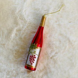 Wine Bottle Christmas Ornament